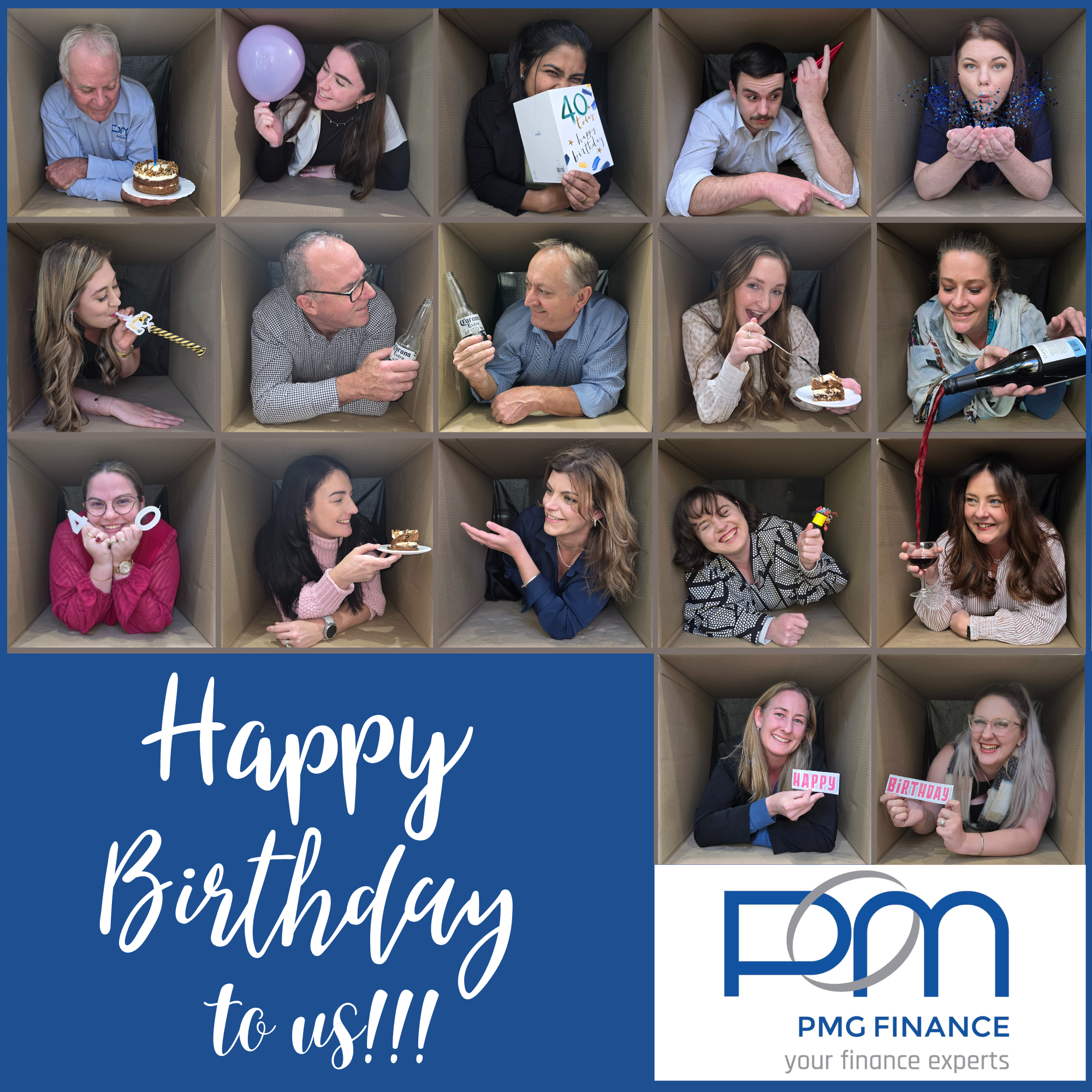 PMG Finance has just turned 40 years old!