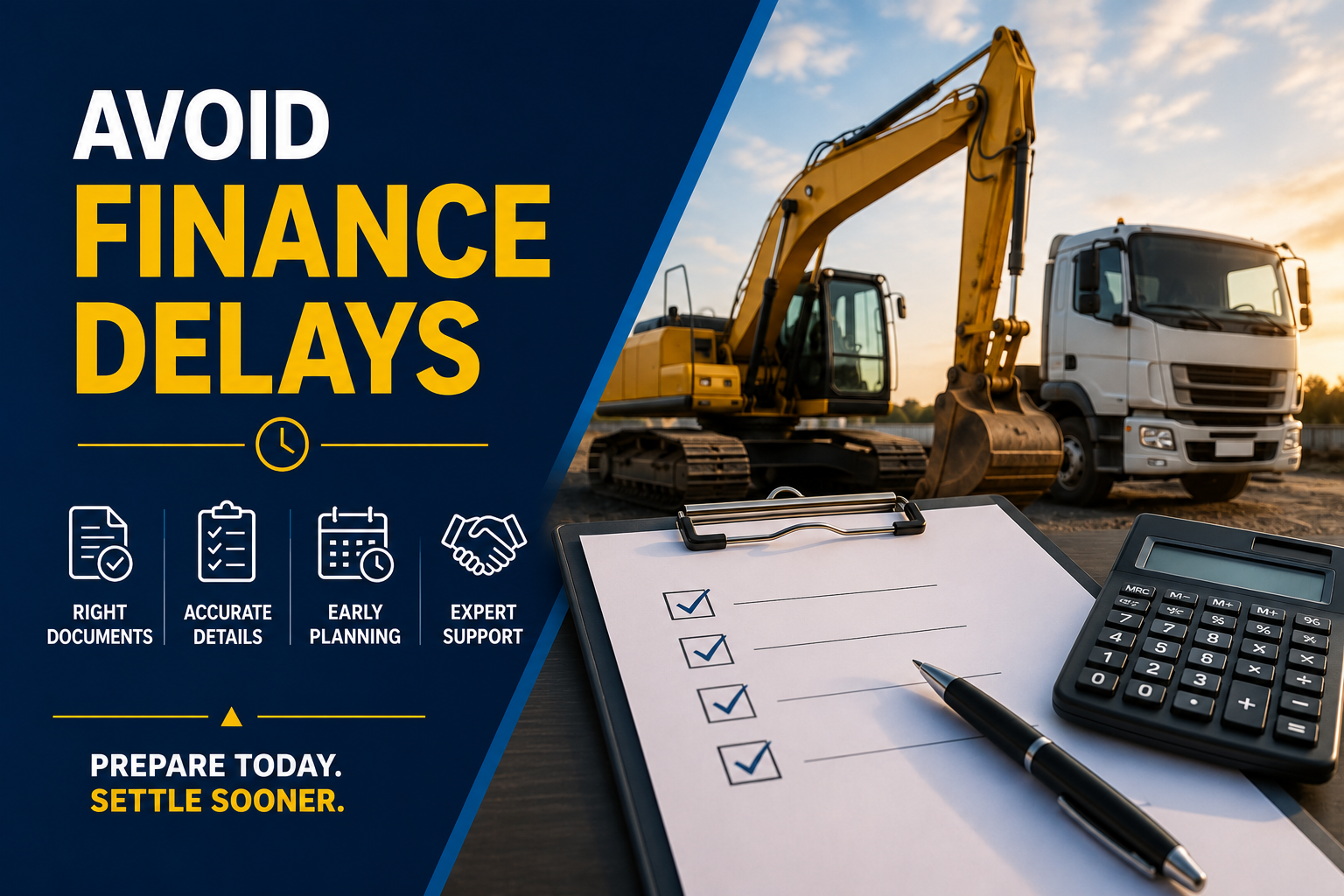 Avoid Equipment and Vehicle Finance Delays in Australia
